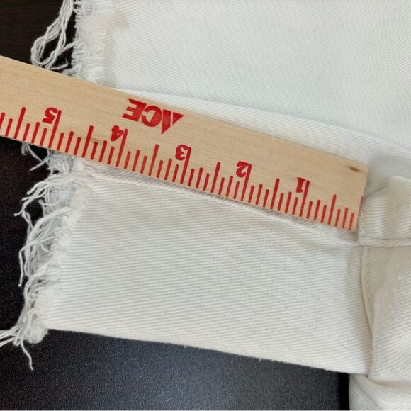 Urban Outfitters‎ BDG White Shorts Paper Bag Waist Jorts Size Large - Picture 3 of 9